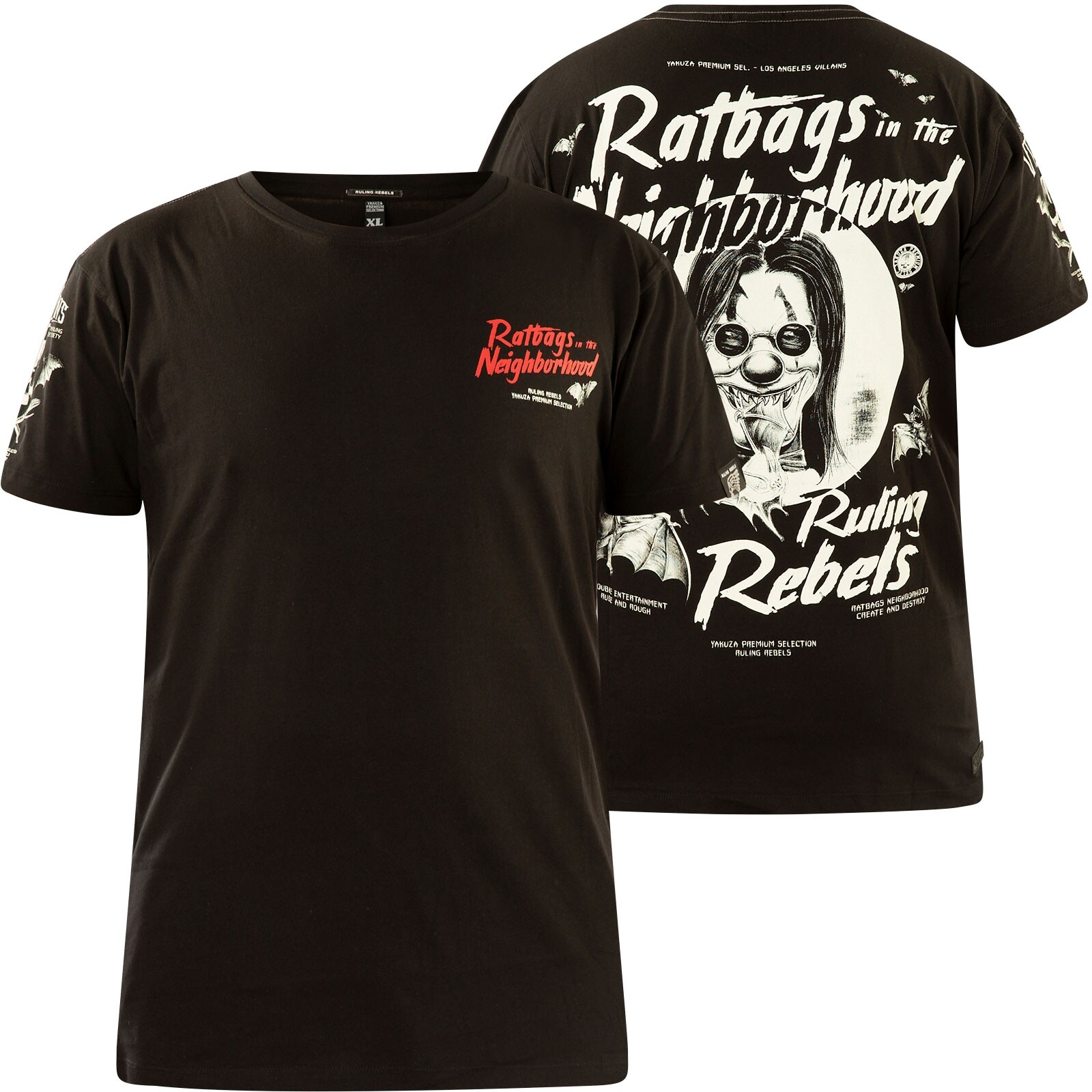 Футболка ПРЕМИУМ-класса YAKUZA YPS-3218 Schwarz T-Shirts