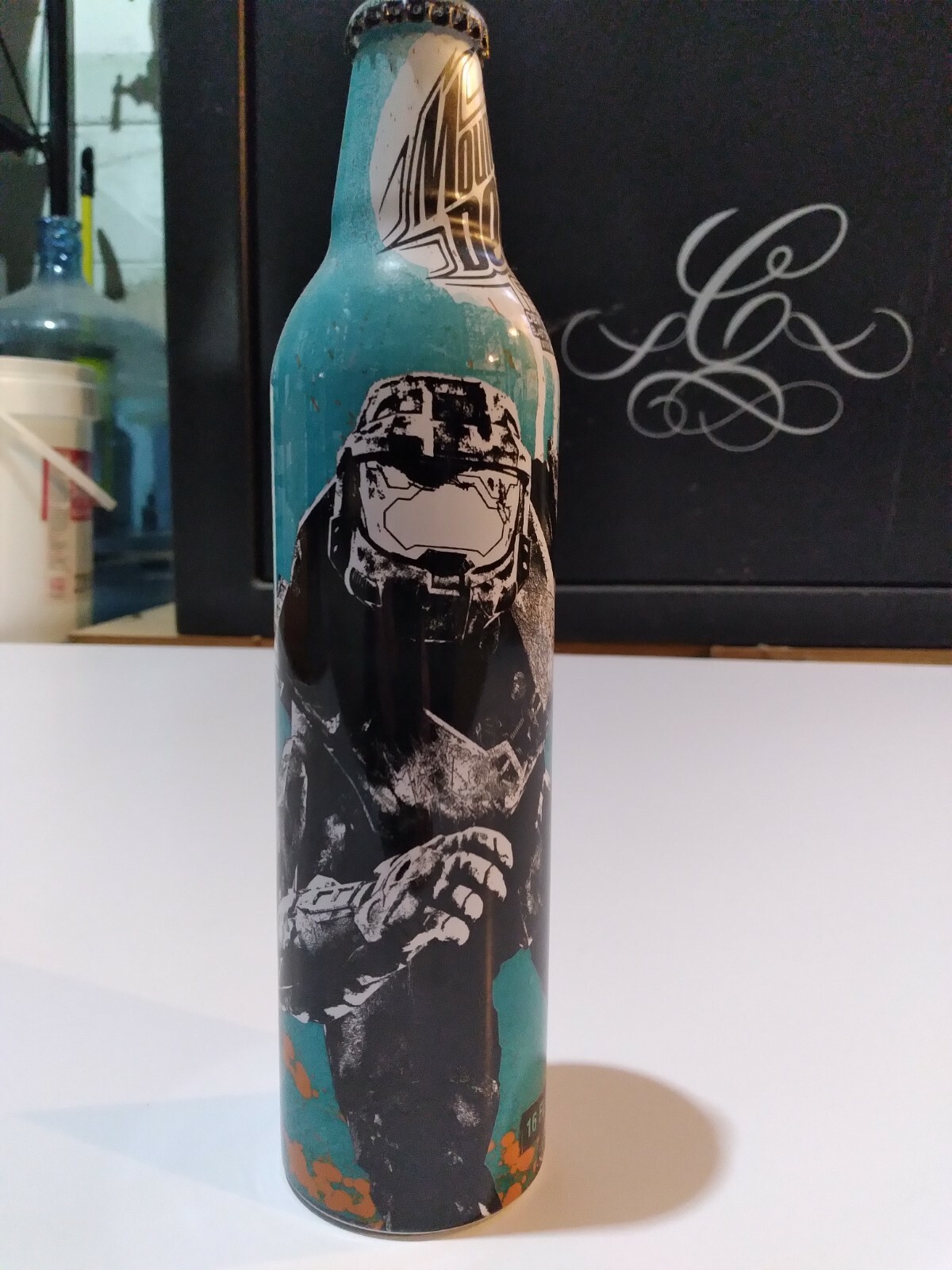 halo mountain dew collectable aluminum bottle unopened | eBay