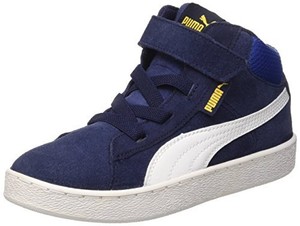 Puma 1948 Mid V Ps Sneaker Children and Teenagers Gymnastics Peacoat/Bianco Puma 1948 Mid V Ps Sneaker Children and Teenagers Gymnastics Peacoat/Bianco