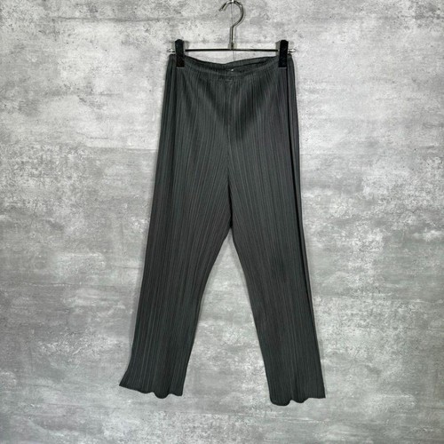 "ISSEY MIYAKE" (1) Pleated easy pants for women, black NA NA - Picture 8 of 8