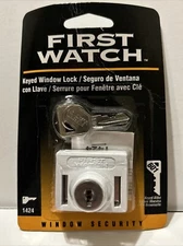 First Watch Keyed White Window Steel Lock Sliding Windows-Security Hardware