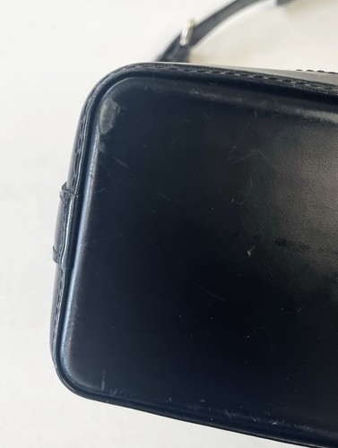 Bolso de hombro Louis Vuitton negro de cuero Epi Bagatelle PM para dama ~ Envío gratuito - Imagen 5 de 11