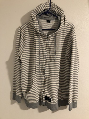 Oakley Men's Full Zip Hoodie Sweatshirt Jacket Size L - 第 1/4 張圖片