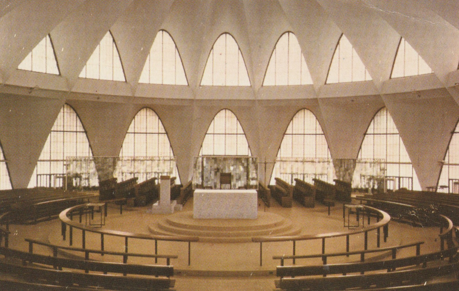 *Missouri Postcard"St. Louis Priory Church" /A Benedictine Monastery