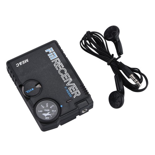 With Headset Air Band Radio AM Receiver 110MHz To 140MHz Aviation Band Receiver - Afbeelding 4 van 11