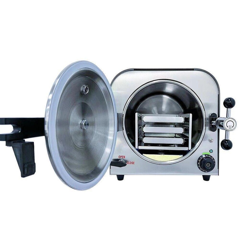 14L 900W Dental Lab Sterilizer Steam Autoclave Medical Equipment New