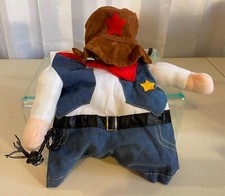 Nacoco Pet Dog Costume Western Sheriff's Clothing With Hat Small Dog Pre-Owned