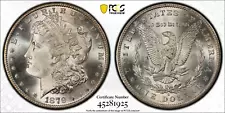 1879 S Morgan Silver Dollar - PCGS MS 65+ PCGS Certified 45281925