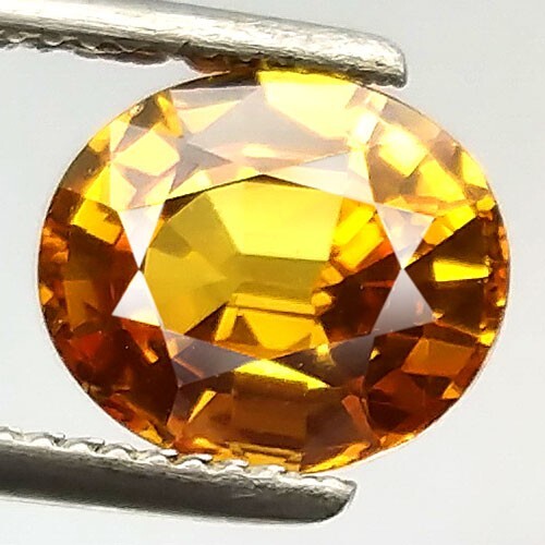4.55 Ct. Loose Gemstone Yellow Sapphire Oval Cut 11x9x6 Mm.