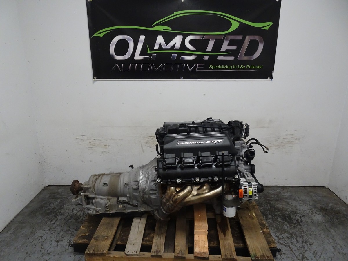 Dodge 6.4L 392 Hemi SRT8 Engine & ZF 8 Speed Automatic Pullout