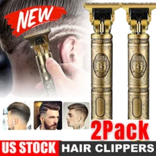 2 X Maquinas De Cortar Cabello Para Afeitar Recortadora Recortar Kit Pelo Corte