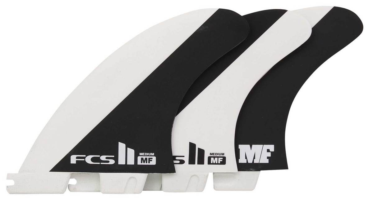 FCS II MF Performance Core Tri Fin Set - Black / White