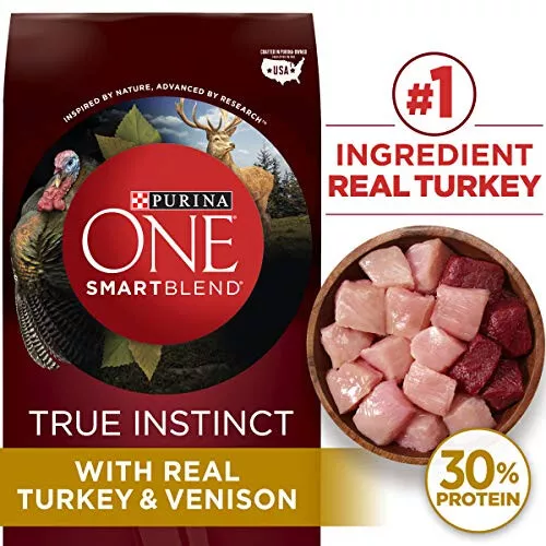 Purina one smartblend true instinct dry dog best sale food