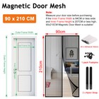 <!--F#f_0-->1/2 Screen Door Hands-Free Black Net Mesh magnets For Pets STOP Bug Mosquito Fly<!--F/-->