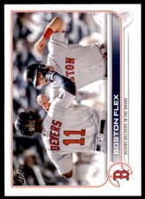 2022 Topps Update #US11 Boston Flex (Rafael Devers / Enrique Hernandez)