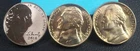 3 Nice Original Uncirculated Nickels  2018S REV PROOF 1943D 1950D 3 coin lot