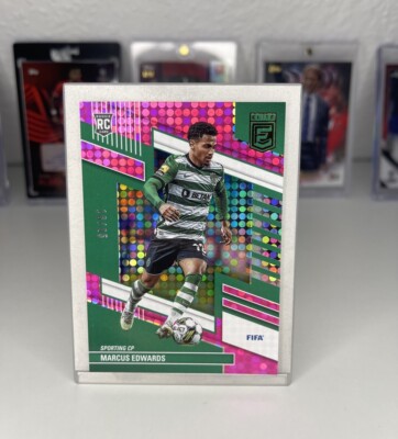 Marcus Edwards /25 - 2022-23 Panini Donruss Elite FIFA Pink Disco RC Rookie