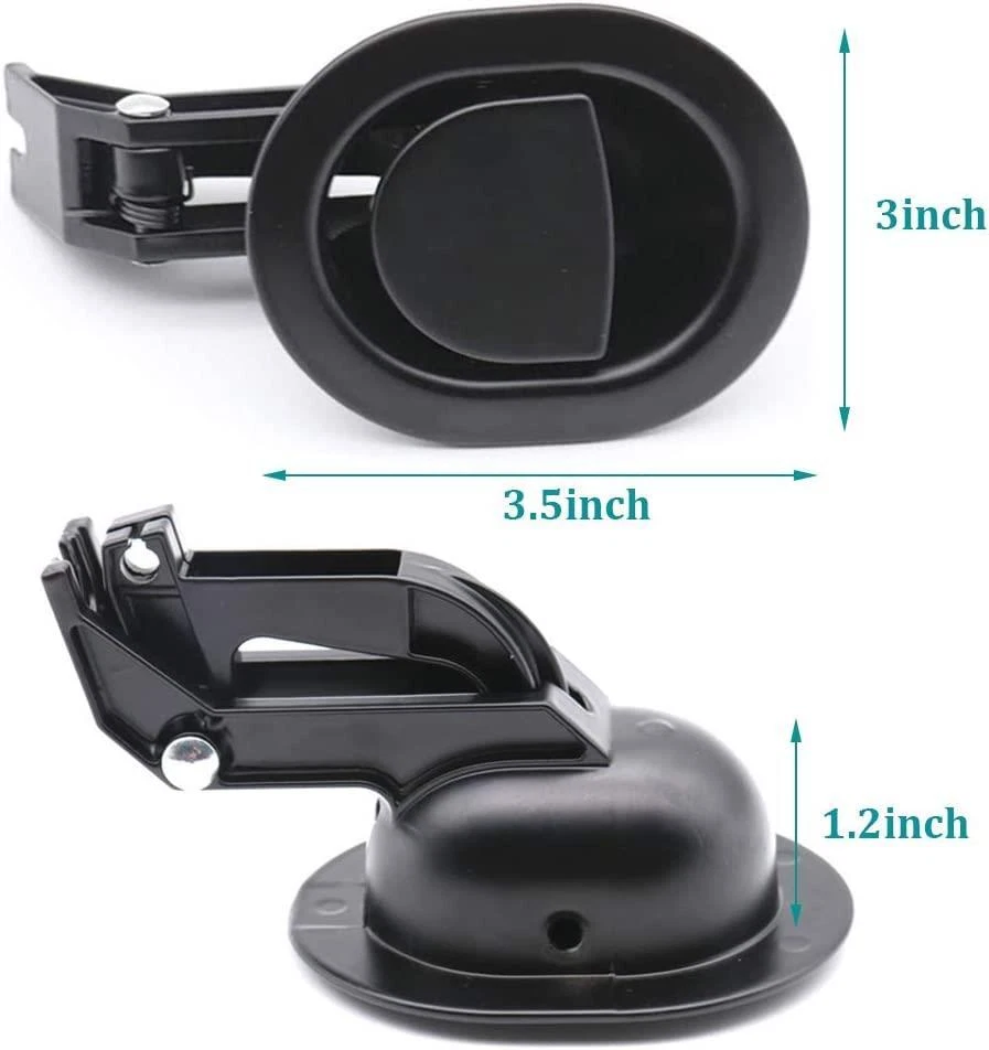 Palanca de liberación universal de 2 piezas de repuesto con manija de tracción para silla sofá Foto 2 de 4