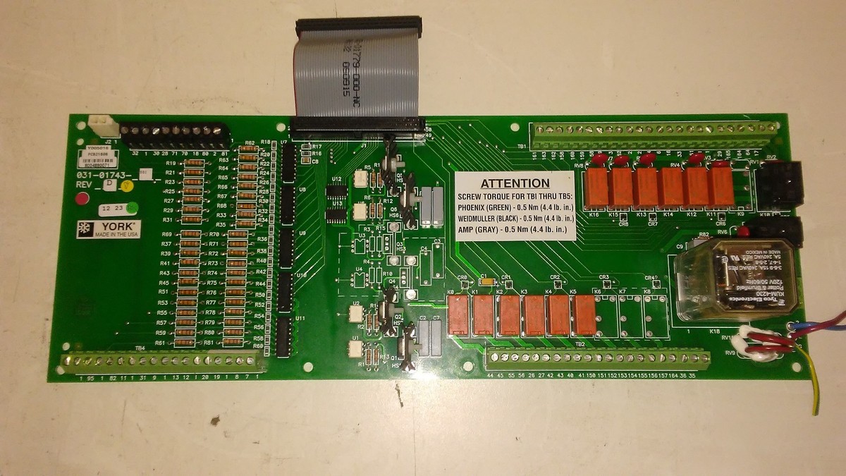 Electronic Lab 500 in 1 日本語版 ジャンク 美品 York 031-01743 Rev D Chiller Input Output Control Board | eBay