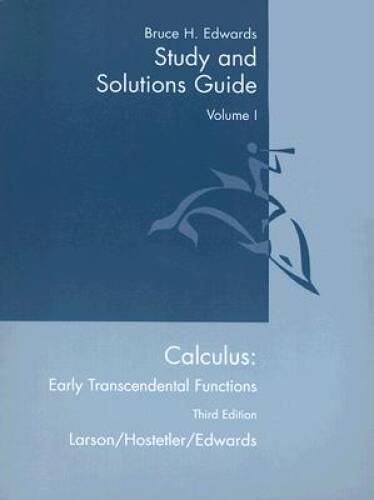 Calculus: Early Transcendental Functions, 3rd edition (Study and Solution - GOOD