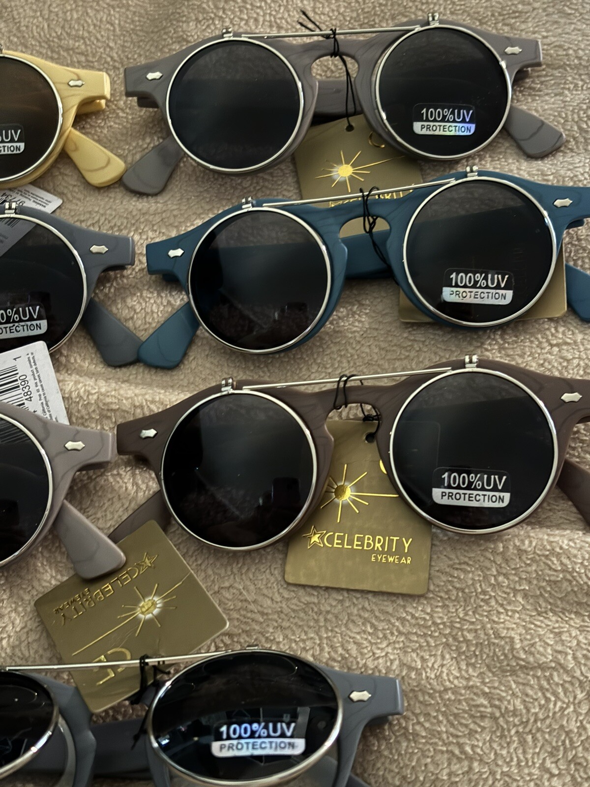 6pc Unisex Wholesale Sunglasses Lot Bulk Stylish Shades-image