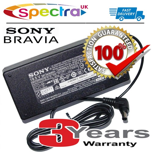 Genuine Original Sony Bravia LED/LCD Television Power Adapter Cable ACDP-085E03 - Afbeelding 1 van 4