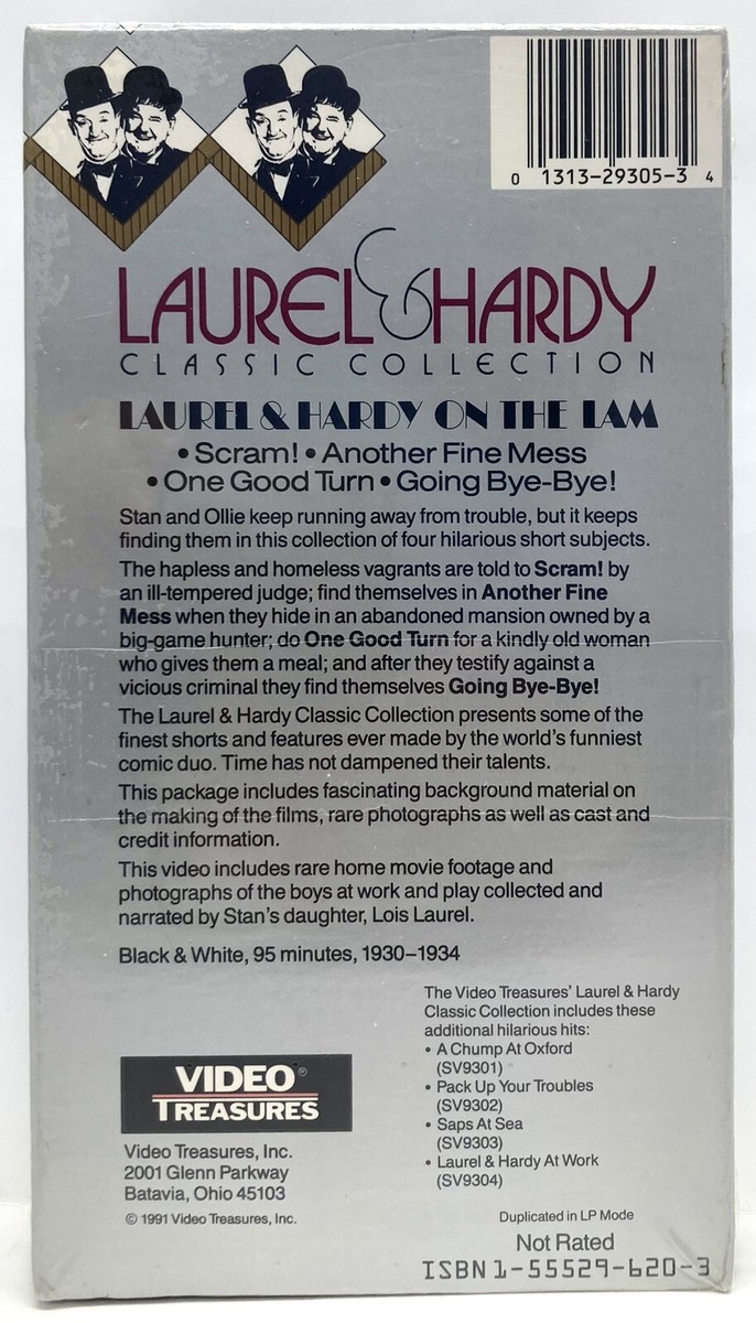 その他 Laurel &amp; Hardy: On the Lam [VHS] Laurel and Hardy on the Lam (VHS, 1991) CLASSIC COLLECTION
