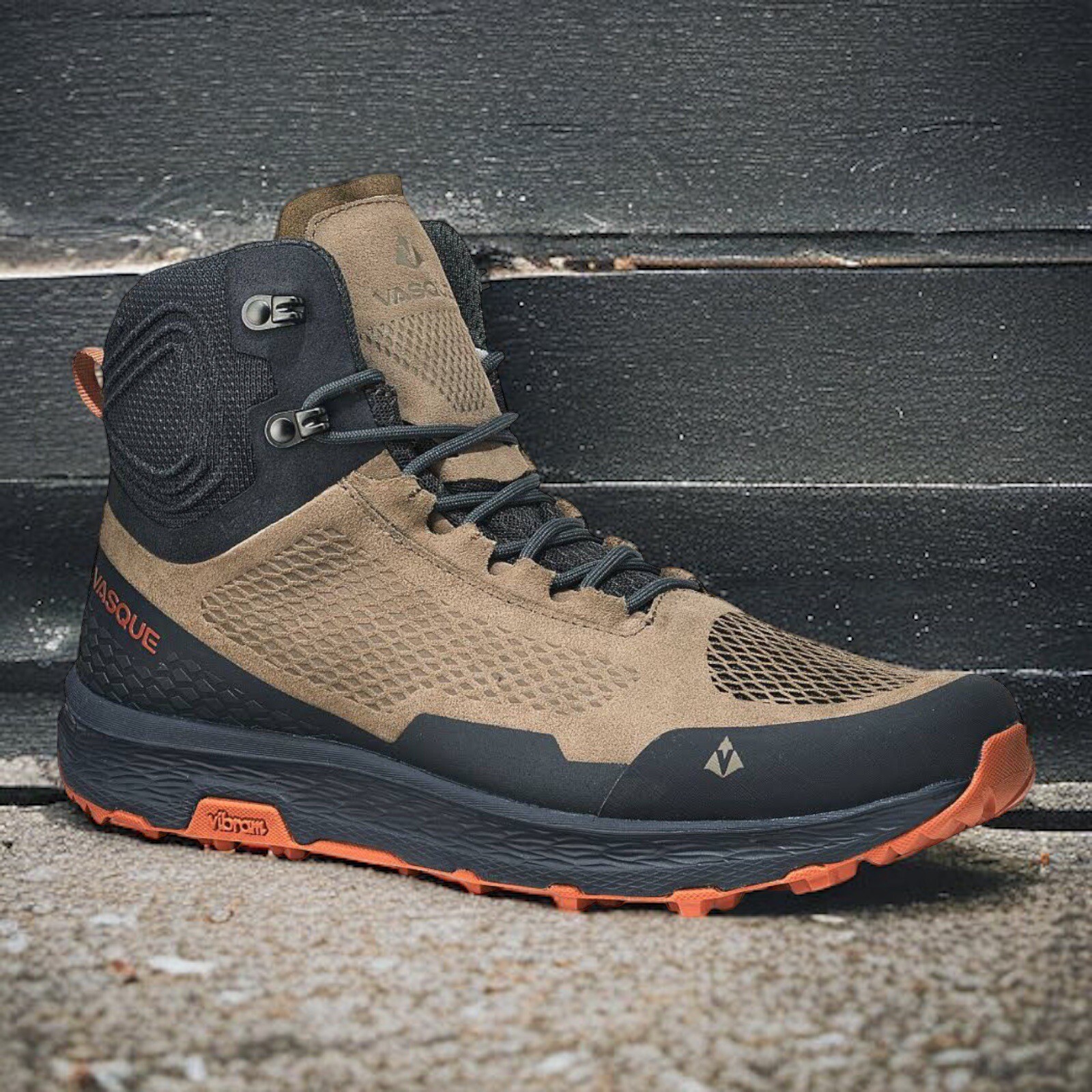 Походные ботинки Vasque Мужские Размер 9 м Breeze LT Vibram Walnut Trail Shoes по щиколотку