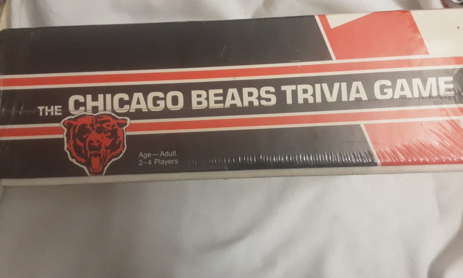 Vintage NFL Chicago Bears Trivia Game BRAND 1985 Sarsaparilla Complete