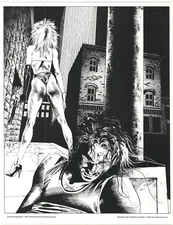 MIDNIGHT SILK Art Print 3 Mark Beachum & Rick Bryant art S. Q. Pub 1987