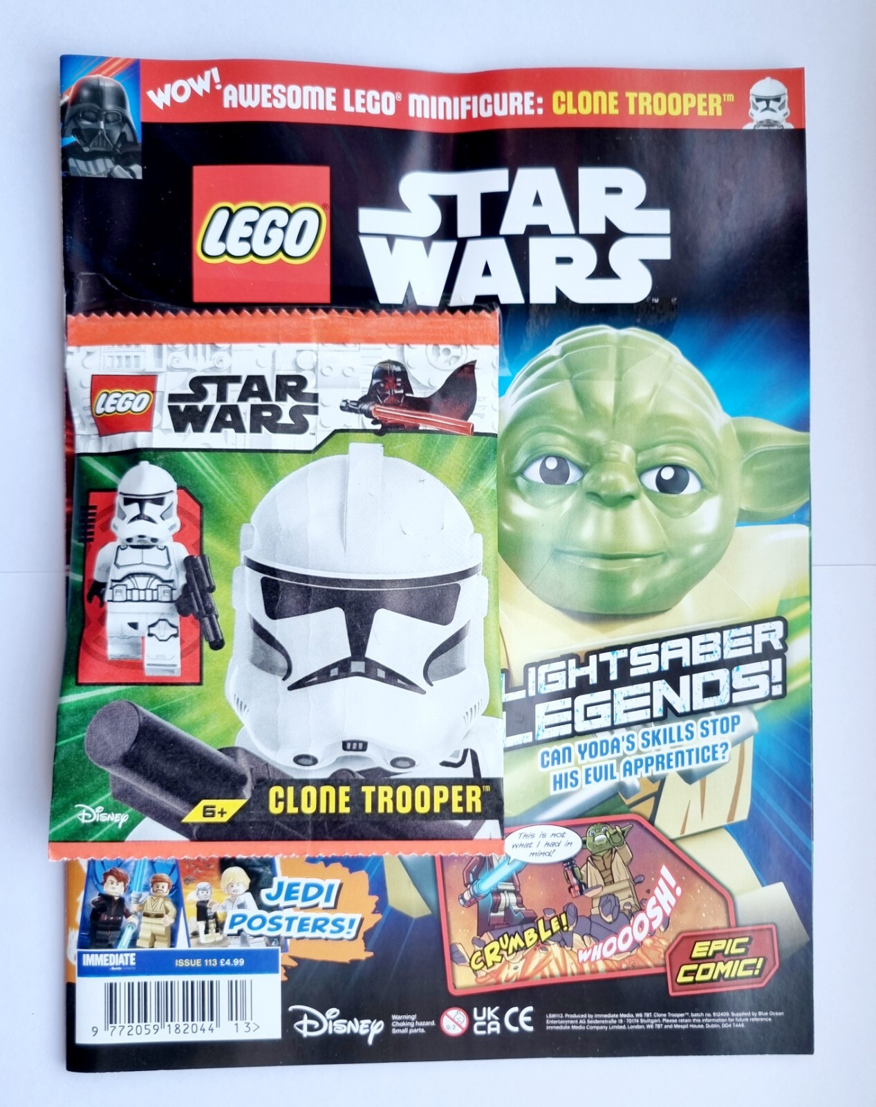 NEW LEGO STAR WARS MAGAZINE WITH LIMITED EDITION CLONE TROOPER #113 BRAND NEW