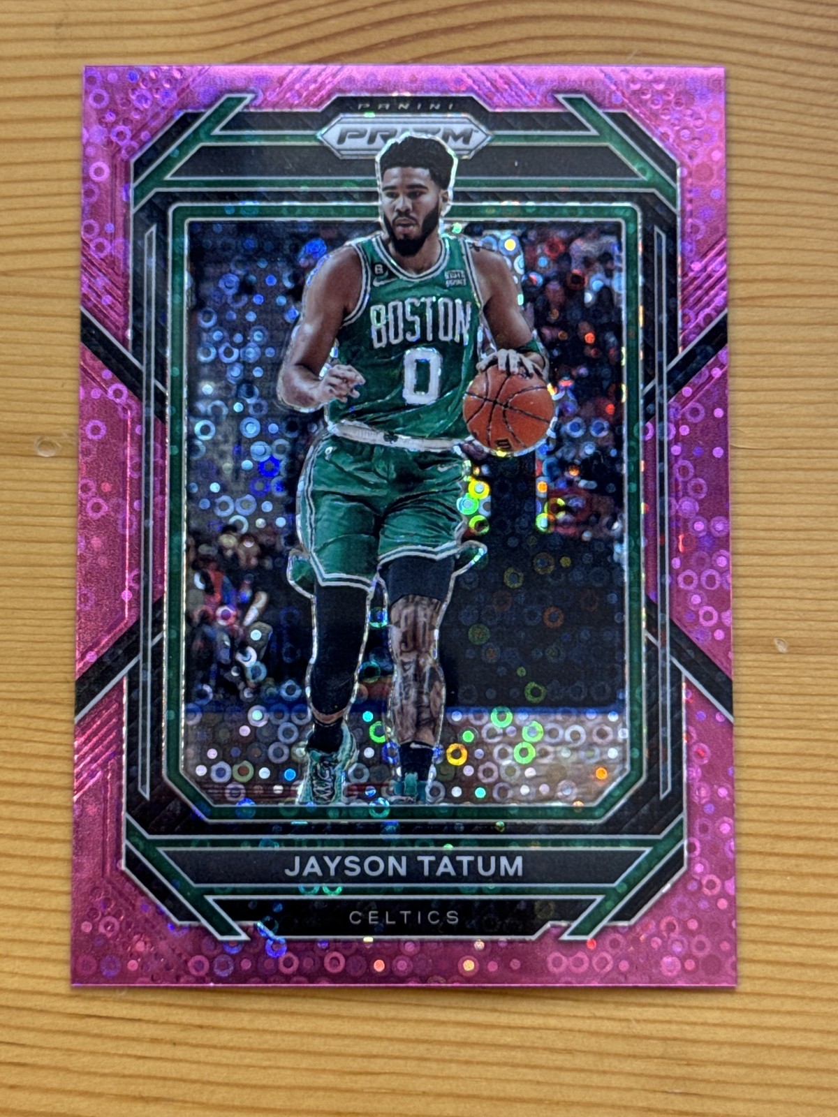 2022-23 Panini Prizm 08/50 Pink Fast Break Jayson Tatum #17