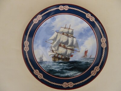 Royal Doulton Collector Plate Great Sailing Ships of Discovery ''Endeavour''