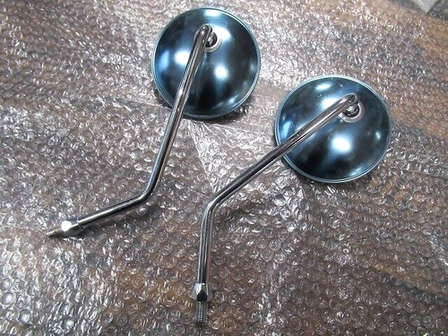 KAWASAKI Genuine Mach III H1 H2 G3 G4 S1 S2 S3 REAR VIEW MIRROR Set NEW - Picture 9 of 15