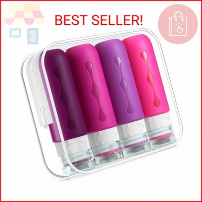 Gemice Travel Bottles for Toiletries Tsa Approved Size Containers BPA Free Leak