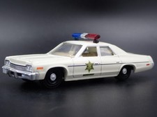 1975 75 DODGE MONACO DUKES HAZZARD COUNTY SHERIFF 1/64 SCALE DIECAST MODEL CAR