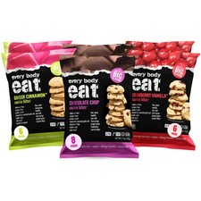 Paquete Variedad Bocados de Galletas Crujientes - Sin Gluten, Sin Lácteos, Vegano, Aceite de Semilla...
