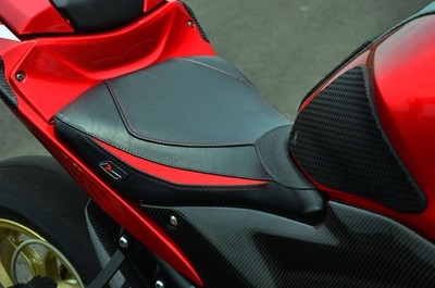 Luimoto Seat Cover Race Tec-Grip Red New For Yamaha YZF-R3 R3 2015-2022
