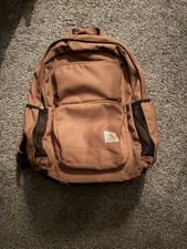 Carhartt Brown/Black Backpack Zip Closure, Pa...