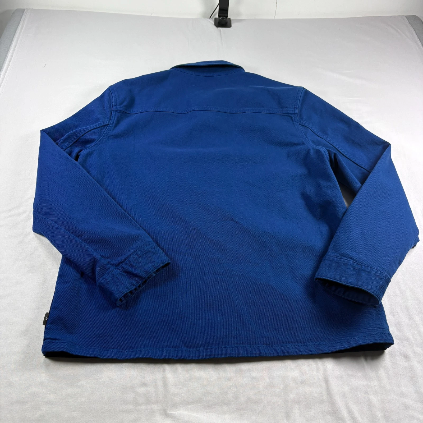 Paul Smith Chore Jacket Mens XL Blue Button Up Collared Trucker Coat  image 8