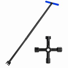 37.2 Inch Water Meter Key Adjustable Water Shut off Tool Water Meter Key Shut...