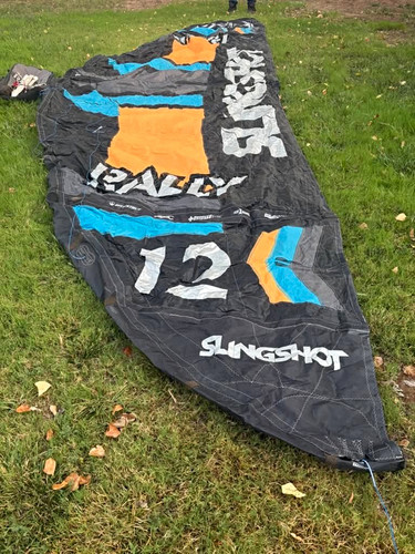 Slingshot Rally 12.0 Kitesurfing Kite w/ Bar, Lines & Bag C10