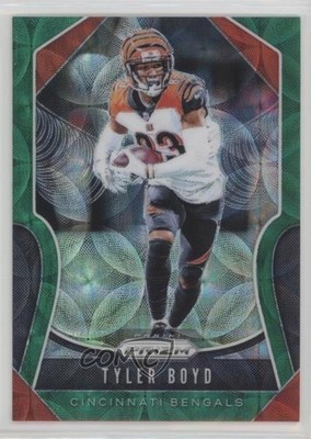 2019 Panini Prizm Green Scope Prizm 54/75 Tyler Boyd #77 1g5f