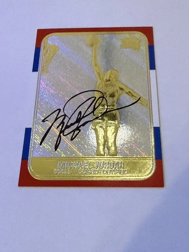 1997-98 23kt Gold Card Fleer Reprints - 1986-87 Michael Jordan Holofoil