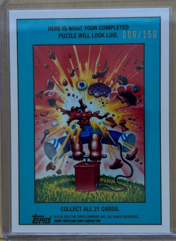 Cubo de basura para niños 2023 cromo secado Ryan refractor roto 006/150 242b GPK Foto 2 de 2