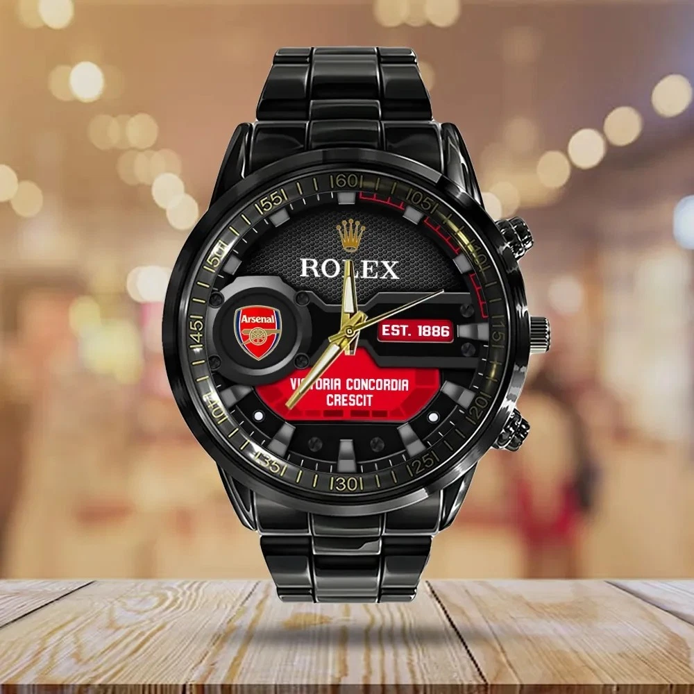 Arsenal X Black Stainless Steel Watch