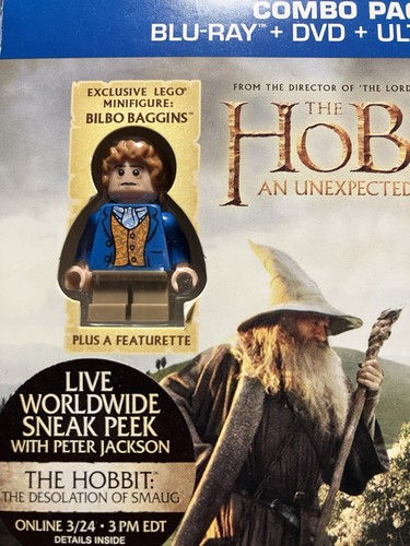 Lego Bilbo Baggins Blue Coat Minifigure The Hobbit An Unexpected Journey in box!