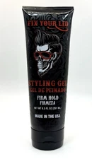 Fix Your Lid Styling Gel Firm Hold 8.5 Oz *NEW*
