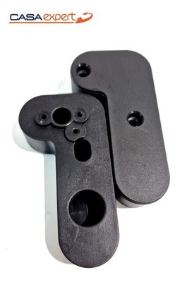 Set Vordere Fußplatten Rechts/Links Ersatzteile Fornetto Pizza Ariete 917 / 909