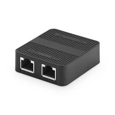1-to-2 Gigabit Network Splitter 3-Port Mini Ethernet Switch Type-C Power
